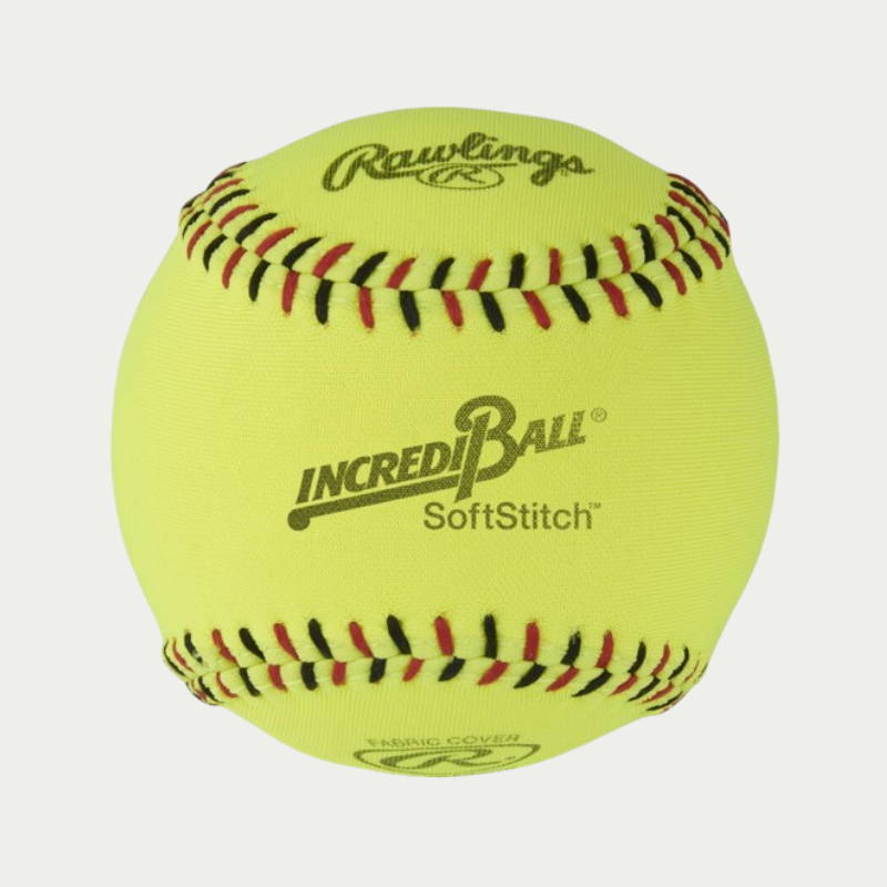 Rawlings RIB12SS Incredi-Ball 12-Inch Yellow Softstitch Softball - Dozen