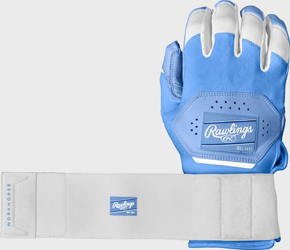 Rawlings Youth Workhorse Compression Strap Baseball Batting Gloves