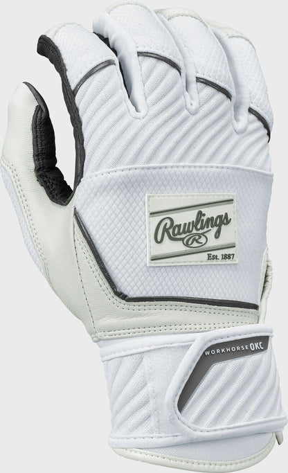 Rawlings Women's Workhorse OKC Compression Strap Fastpitch Batting Gloves