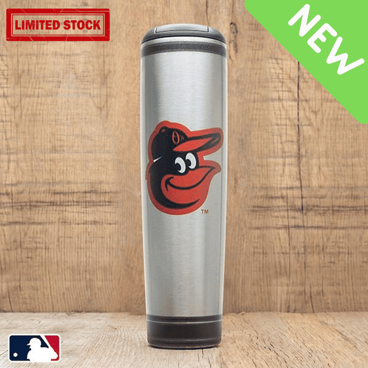 Baltimore Orioles Metal Dugout Mug | Stainless Steel Baseball Bat Mug