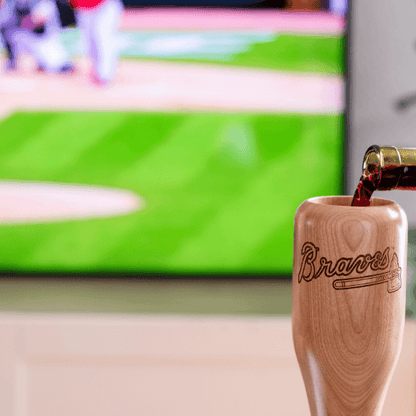 Atlanta Braves Wined Up® | Baseball Bat Wine Mug