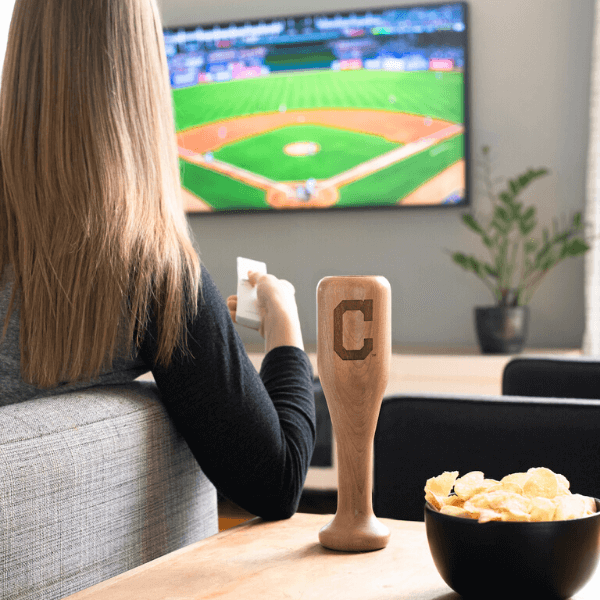 Cleveland Guardians Wined Up® | Baseball Bat Wine Mug