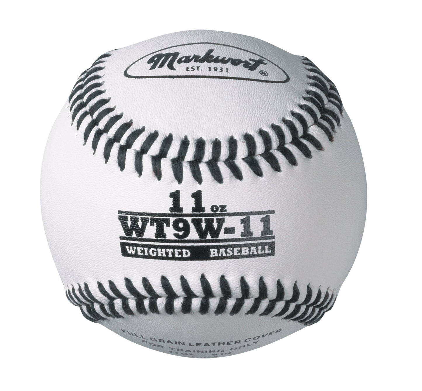 Markwort Lite Weight and Weighted White Leather Baseball