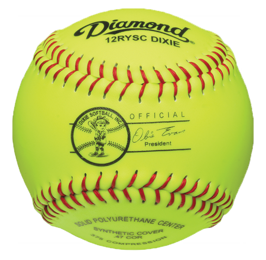 Diamond 12RYSC DIXIE 12" Softballs (Dozen)