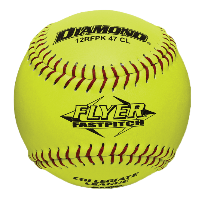 Diamond 12RFPK 47 CL NFHS Collegiate 12" Softballs (Dozen)