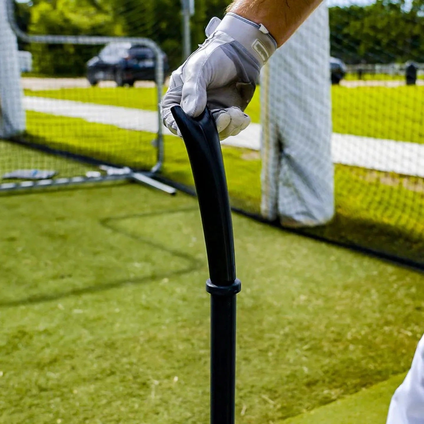 Rotor System USA Pro Series Adjustable Baseball / Softball Batting Tee -  Black Base
