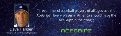 THICK GRIPS - INCREASE EXIT VELOCITY & Bat Speed YOUTH MODEL-  Small Straight Handle- 40mm