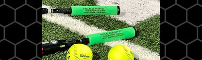 THICK GRIPS - INCREASE EXIT VELOCITY & Bat Speed YOUTH MODEL-  Small Straight Handle- 40mm