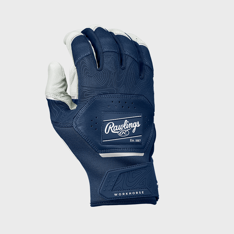 Rawlings Adult Workhorse Baseball Batting Gloves