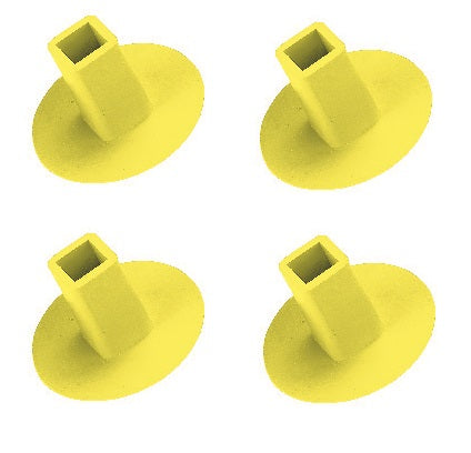 Markwort Mushroom Style Baseball Receptacle Plugs - 4 Pack