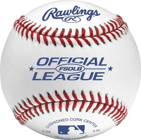 Rawlings FSOLB Flat Seam Junior League Practice Baseball