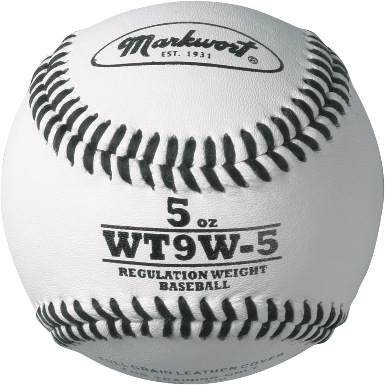 Markwort Lite Weight and Weighted White Leather Baseball