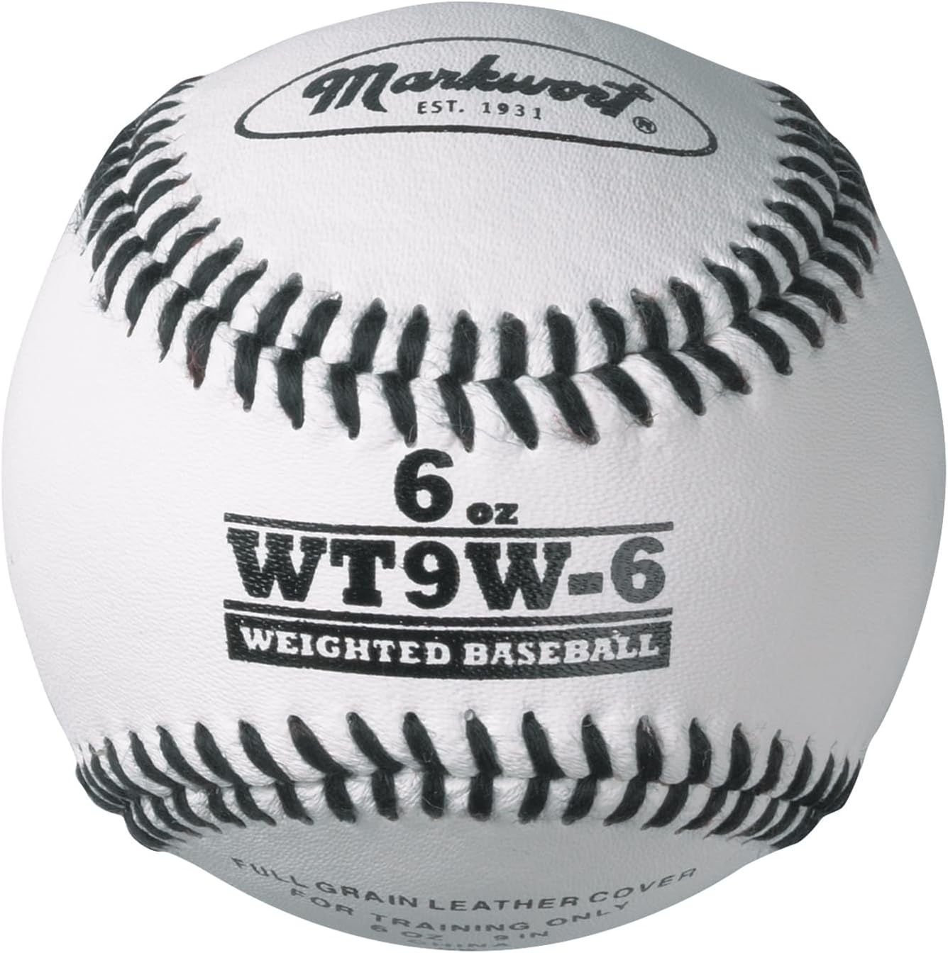 Markwort Lite Weight and Weighted White Leather Baseball