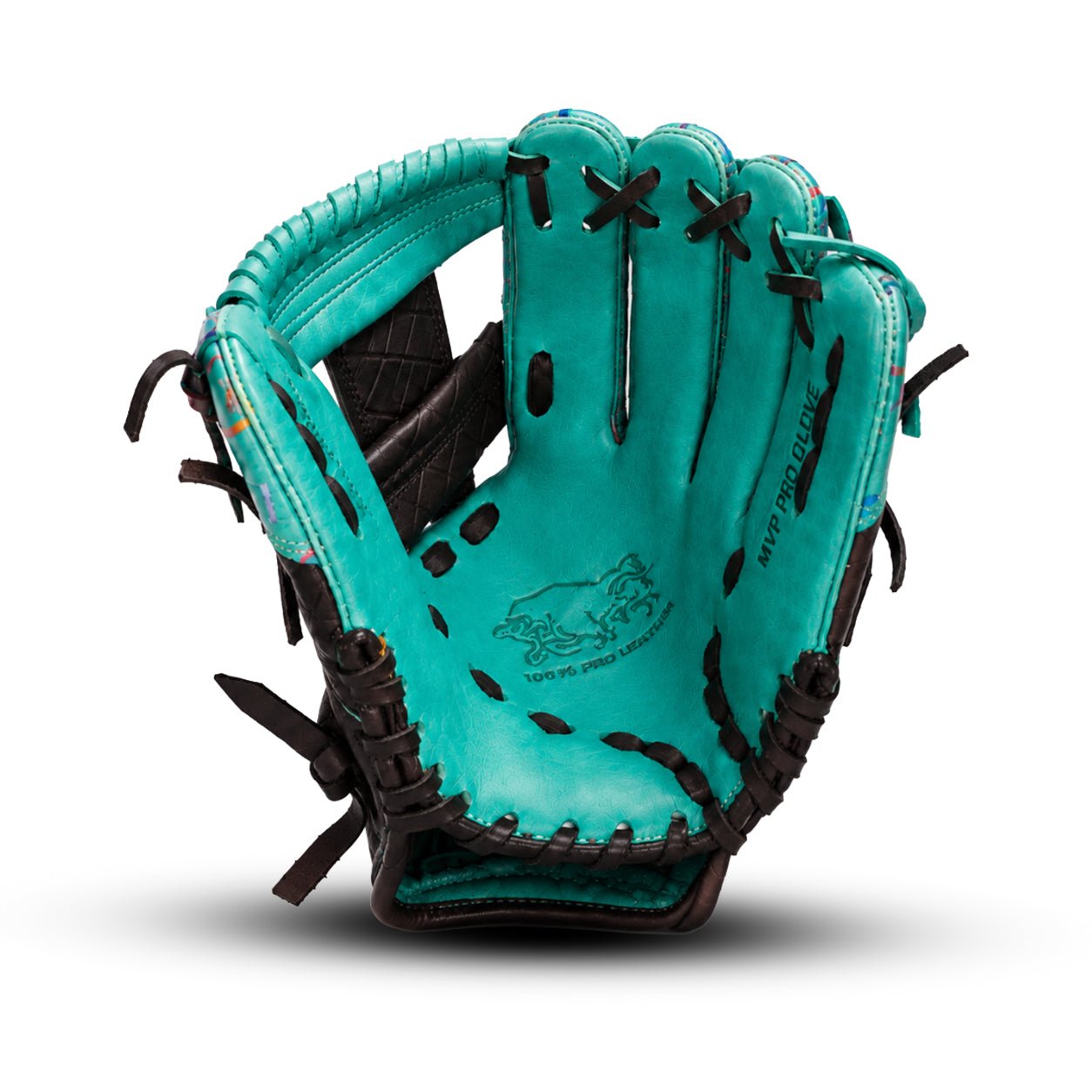 Youth Ball Glove - Ice Cream glove (Mint with Sprinkles)