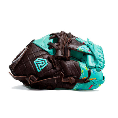 Youth Ball Glove - Ice Cream glove (Mint with Sprinkles)