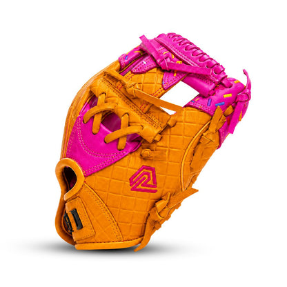 Youth Baseball Glove - Ice Cream glove (Strawberry & Sprinkles)